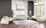 Austin Velvet Upholstered Accent Chair in Cream - 44008Cream-C