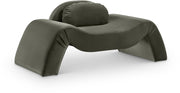 Austin Velvet Upholstered Accent Chair in Green - 44008Green-C