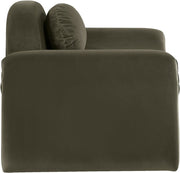 Austin Velvet Upholstered Accent Chair in Green - 44008Green-C