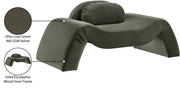 Austin Velvet Upholstered Accent Chair in Green - 44008Green-C