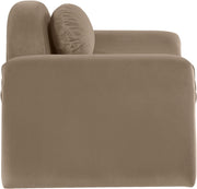 Austin Velvet Upholstered Accent Chair in Taupe - 44008Taupe-C