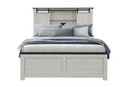 Ava Beige Queen Bed - AVA-BEIGE-QB