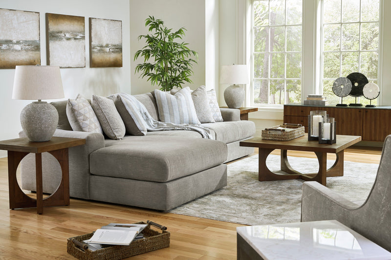 Avaliyah Ash 3 - Piece LAF Chaise Sectional - Gate FurnitureSectional