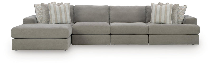 Avaliyah Ash 4-Piece Sectional with Chaise - 58103S15