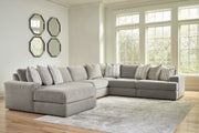 Avaliyah Ash 6 - Piece LAF Chaise Sectional - Gate FurnitureSectional