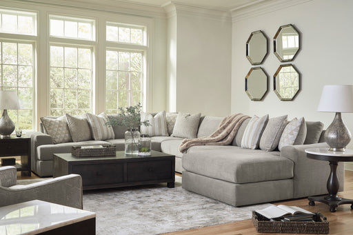 Avaliyah Ash 6 - Piece RAF Chaise Sectional - Gate FurnitureSectional