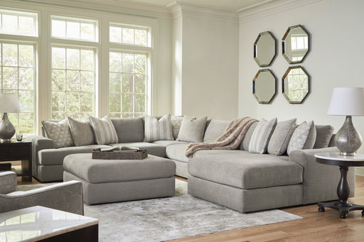 Avaliyah Ash 7 - Piece RAF Chaise Sectional - Gate FurnitureSectional