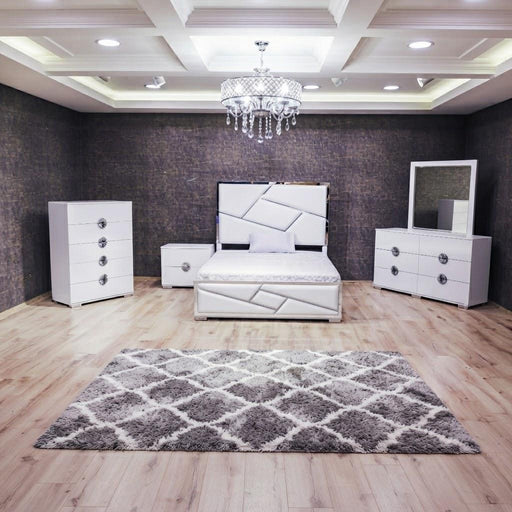 Avalon - Bed, Panel, Melamine, White, King Each - B319-K-Bed
