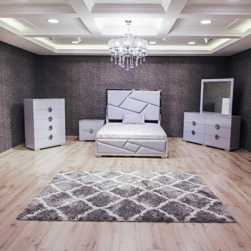 Avalon - Nightstand, Melamine, Gray, Box: 1 of 1 Each - B319-N-Gray
