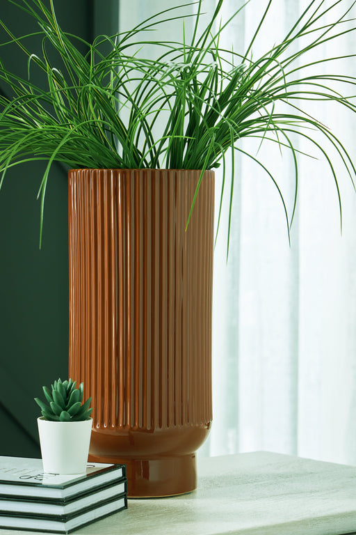 Avalyah Burnt Umber Vase - A2900023V