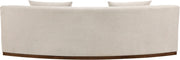 Avanti 104" Chenille Fabric Upholstered Sofa in Beige - 44016Beige-S