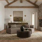 Avanti 104" Chenille Fabric Upholstered Sofa in Brown - 44016Brown-S