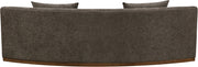 Avanti 104" Chenille Fabric Upholstered Sofa in Brown - 44016Brown-S