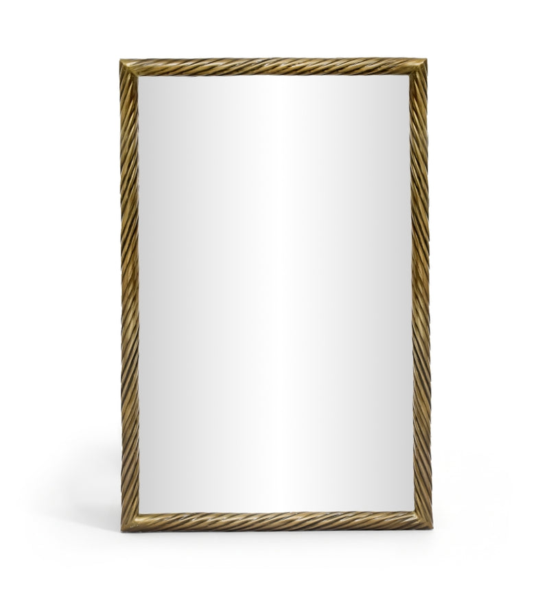 Avara 20" W x 31" H Iron Frame Mirror in Gold - 66073Gold-M31