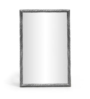 Avara 20" W x 31" H Iron Frame Mirror in Silver - 66073Silver-M31