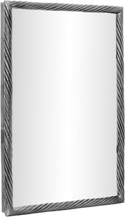 Avara 20" W x 31" H Iron Frame Mirror in Silver - 66073Silver-M31