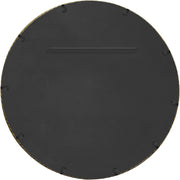 Avara 24" W x 24" H Iron Frame Mirror in Gold - 66071Gold-M24