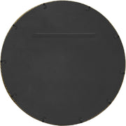 Avara 30" W x 30" H Iron Frame Mirror in Gold - 66071Gold-M30