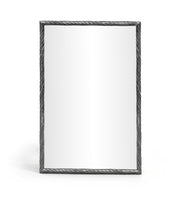 Avara 31" W x 47" H Iron Frame Mirror in Silver - 66073Silver-M47