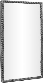 Avara 31" W x 47" H Iron Frame Mirror in Silver - 66073Silver-M47