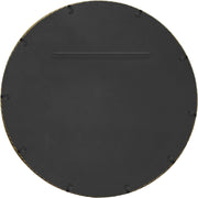 Avara 36" W x 36" H Iron Frame Mirror in Gold - 66071Gold-M36