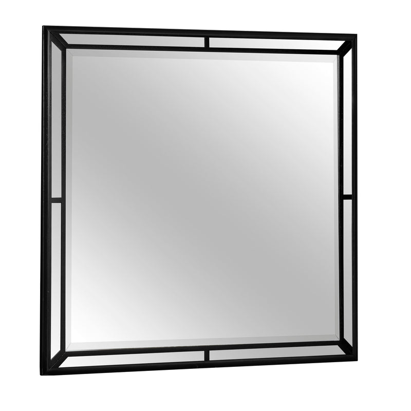 Aveline Black LED Upholstered Panel Bedroom Set - Gate FurnitureBedroom Set