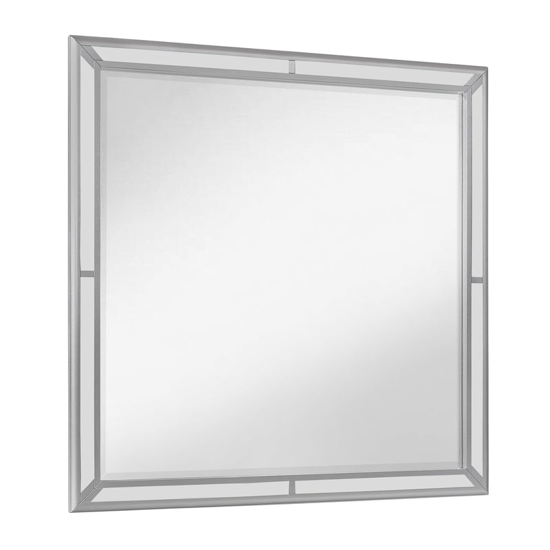 Aveline Silver LED Upholstered Panel Bedroom Set - Gate FurnitureBedroom Set