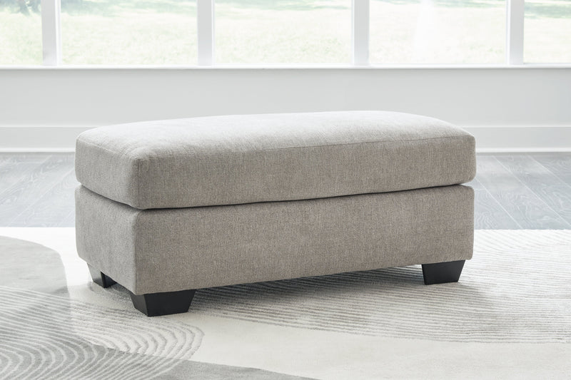 Avenal Park Chair and Ottoman in Flannel - PKG019290