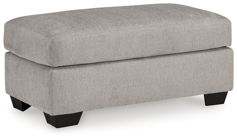 Avenal Park Chair and Ottoman in Flannel - PKG019290
