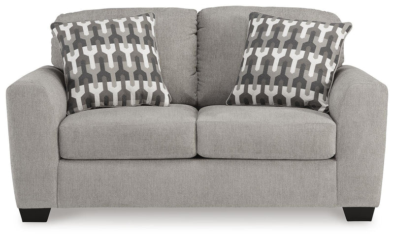 Avenal Park Flannel Sofa and 2 Loveseats - 50805U4