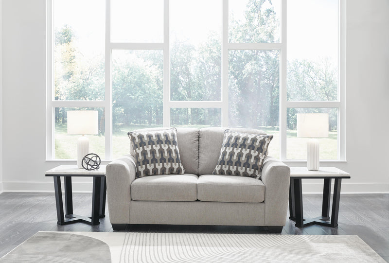 Avenal Park Flannel Sofa and 2 Loveseats - 50805U4