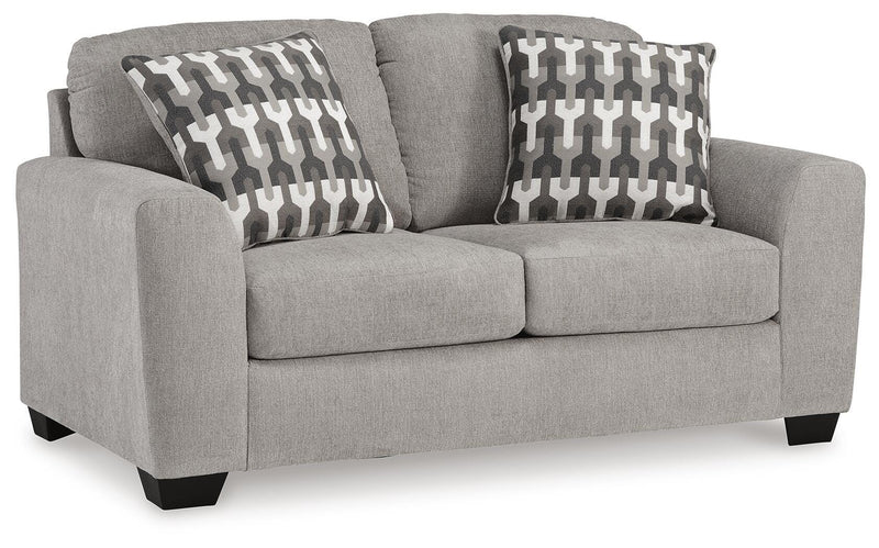 Avenal Park Flannel Sofa and 2 Loveseats - 50805U4