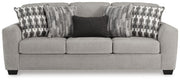 Avenal Park Flannel Sofa and 2 Loveseats - 50805U4