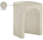 Avenda Concrete End Table in Beige - 646Sand-ET