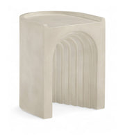 Avenda Concrete End Table in Beige - 646Sand-ET