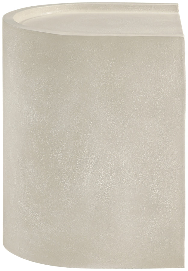 Avenda Concrete End Table in Beige - 646Sand-ET