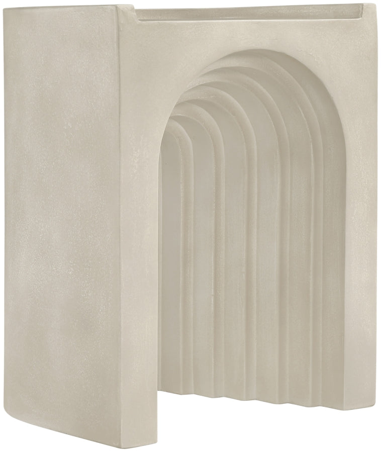 Avenda Concrete End Table in Beige - 646Sand-ET