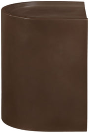 Avenda Concrete End Table in Brown - 646Brown-ET