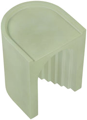 Avenda Concrete End Table in Green - 646Green-ET