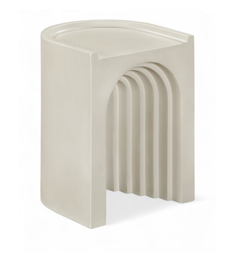 Avenda Concrete End Table in Taupe - 646Taupe-ET