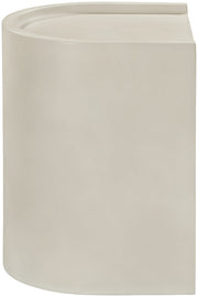 Avenda Concrete End Table in Taupe - 646Taupe-ET