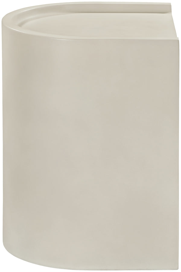 Avenda Concrete End Table in Taupe - 646Taupe-ET