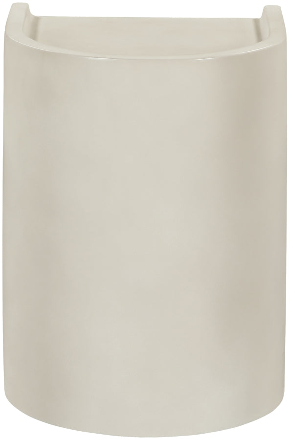 Avenda Concrete End Table in Taupe - 646Taupe-ET