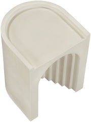 Avenda Concrete End Table in Taupe - 646Taupe-ET