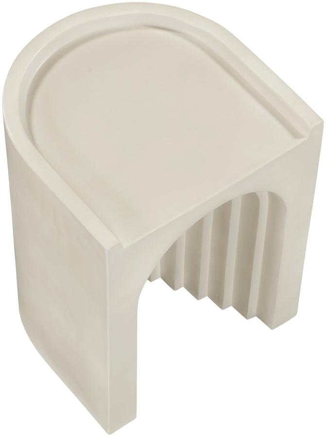 Avenda Concrete End Table in Taupe - 646Taupe-ET