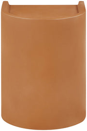 Avenda Concrete End Table in Terracotta - 646Terracotta-ET