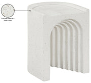 Avenda Concrete End Table in Terrazzo - 646Trzo-ET