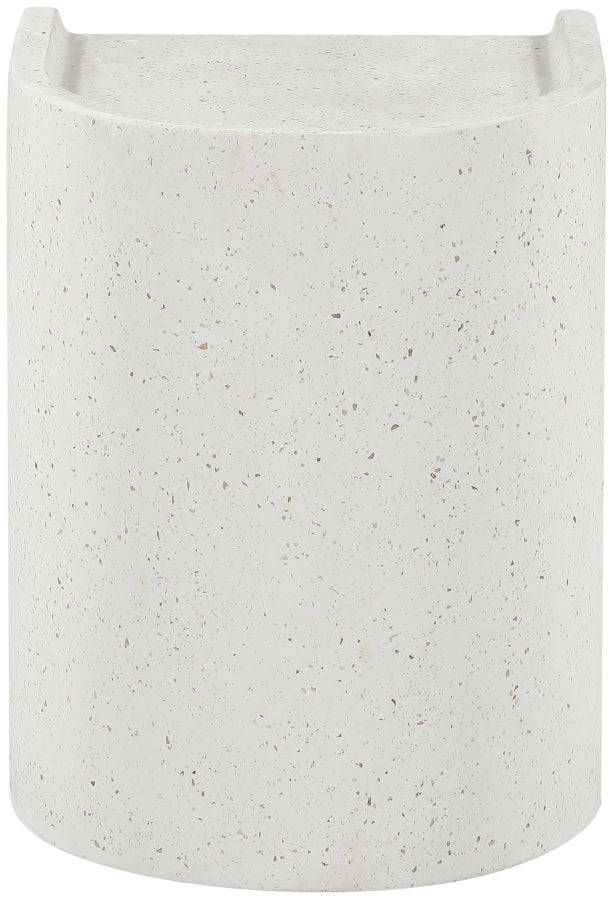 Avenda Concrete End Table in Terrazzo - 646Trzo-ET