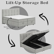 Avenia Queen Bed w/Storage - BD07212Q