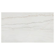 Averill 72-inch Rectangular White Marble Top Dining Table Coffee Bean - 121291